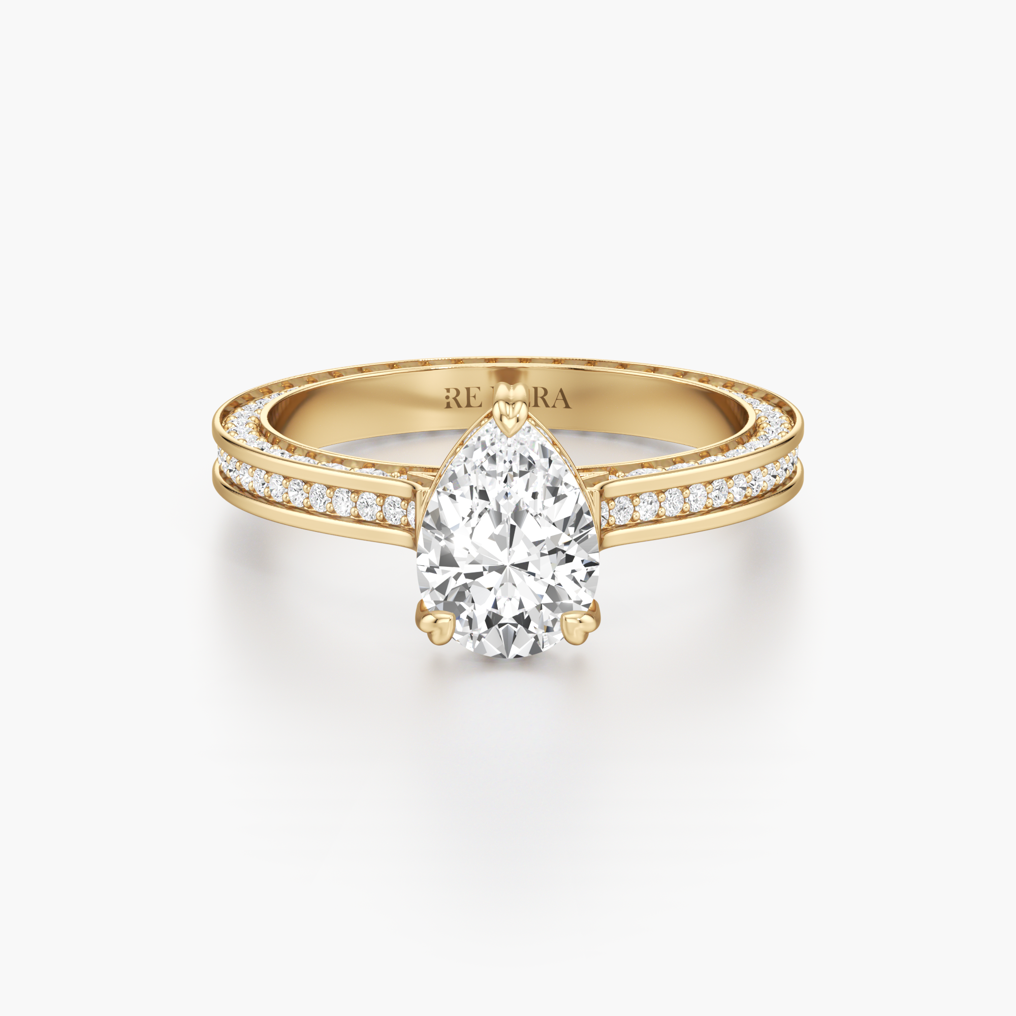 Regal Crown Engagement Ring