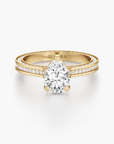 Regal Crown Engagement Ring
