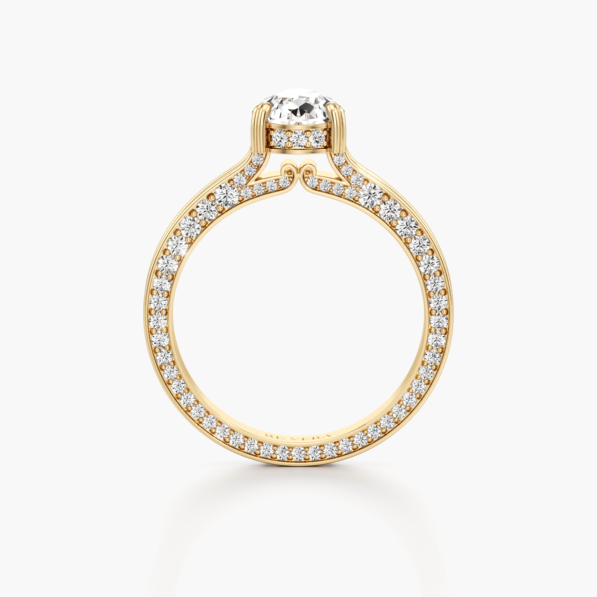 Regal Crown Engagement Ring