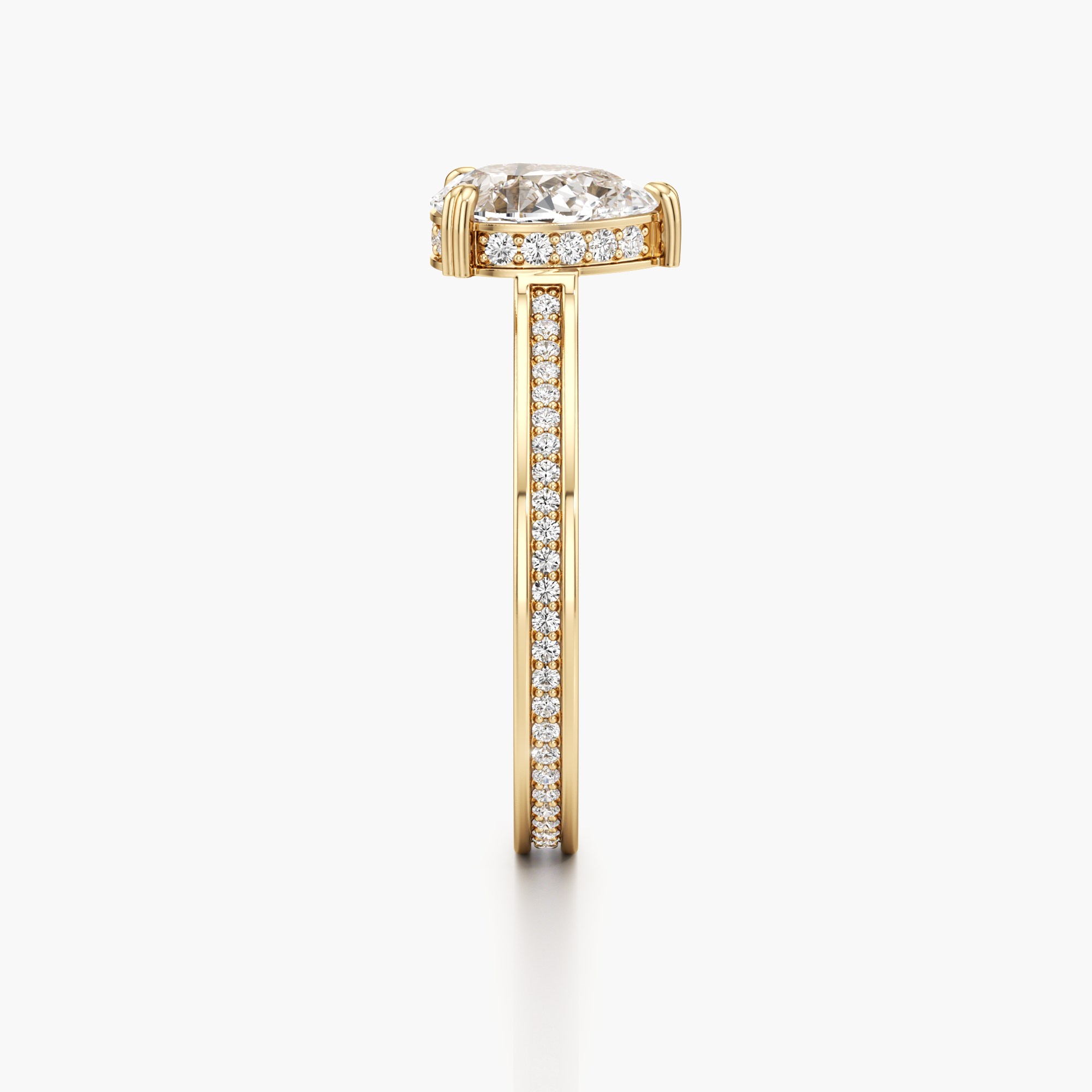 Regal Crown Engagement Ring