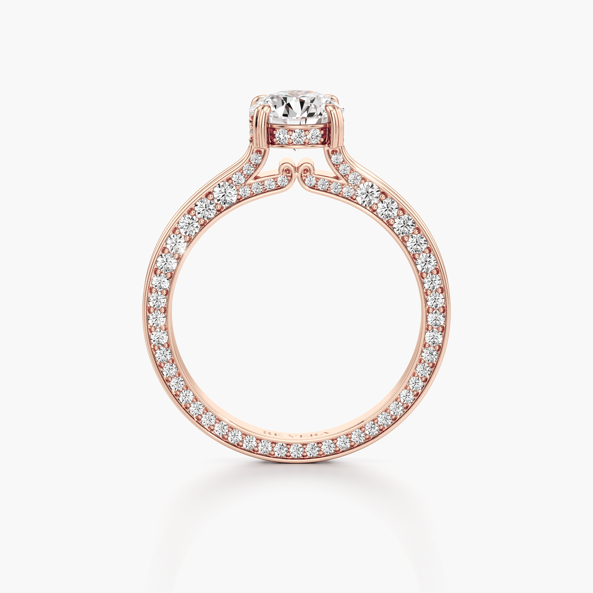 Regal Crown Engagement Ring