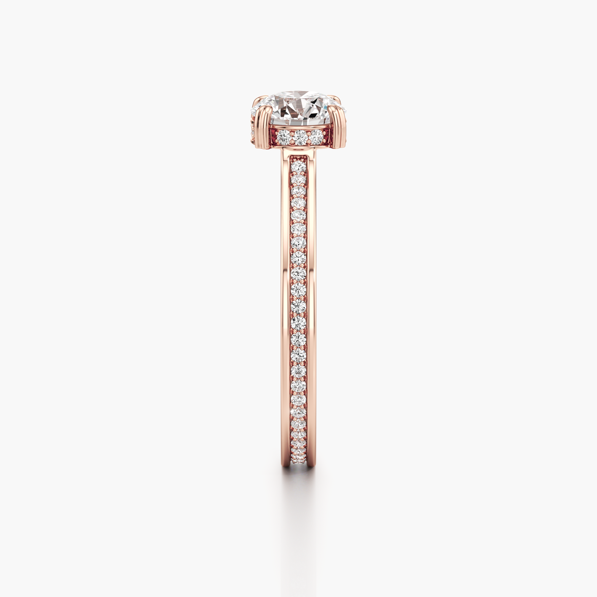 Regal Crown Engagement Ring