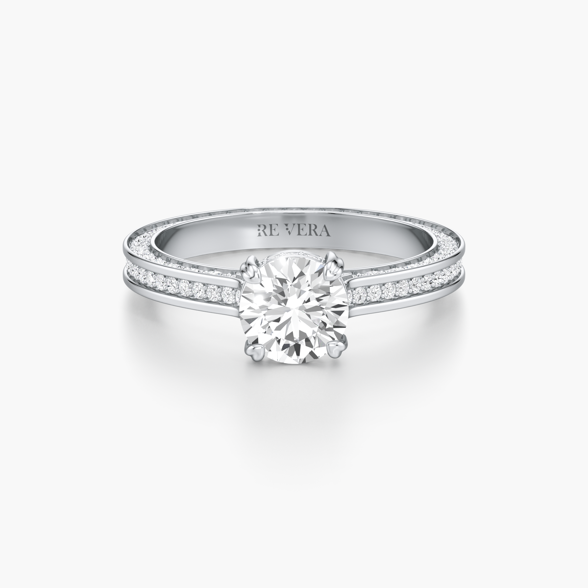 Regal Crown Engagement Ring