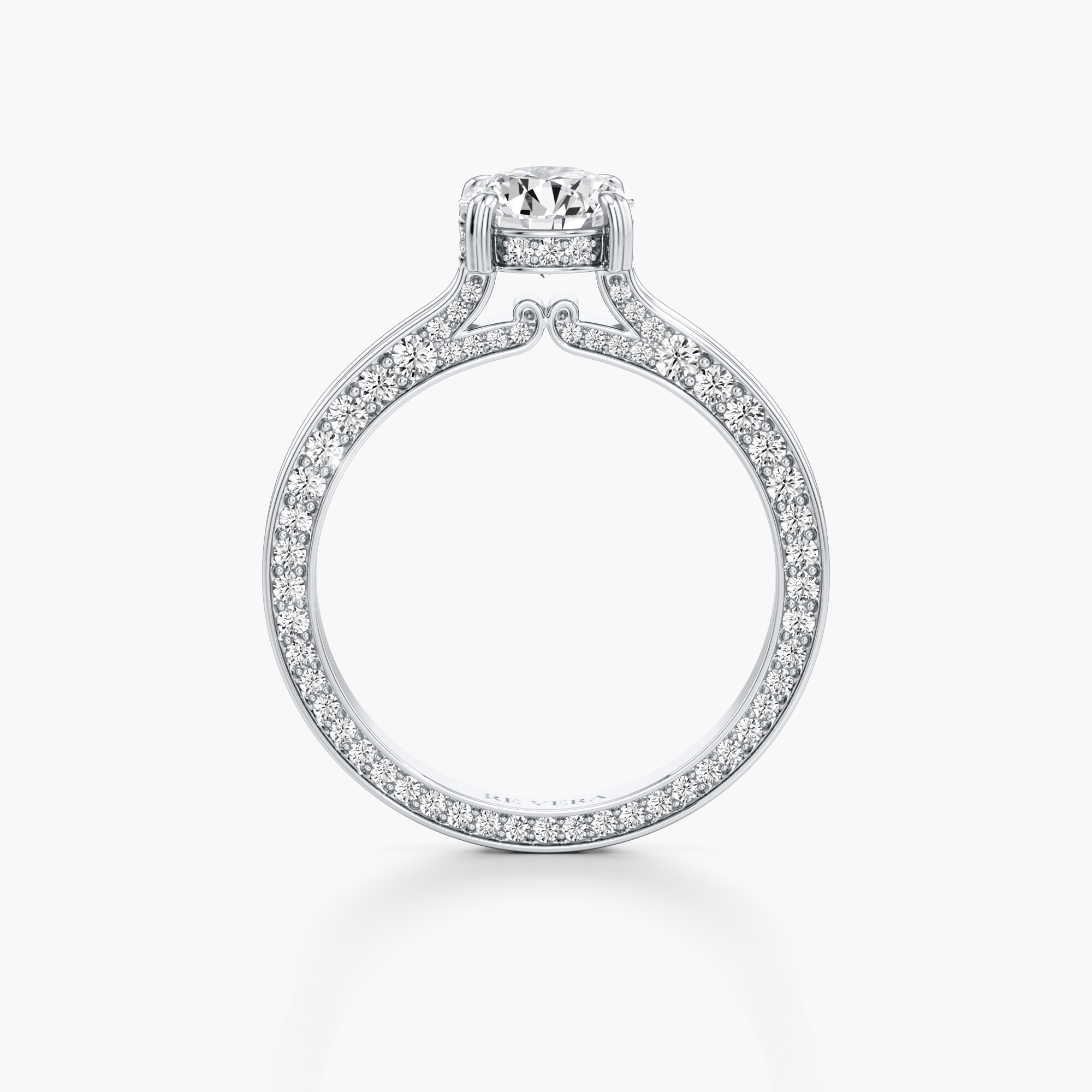 Regal Crown Engagement Ring