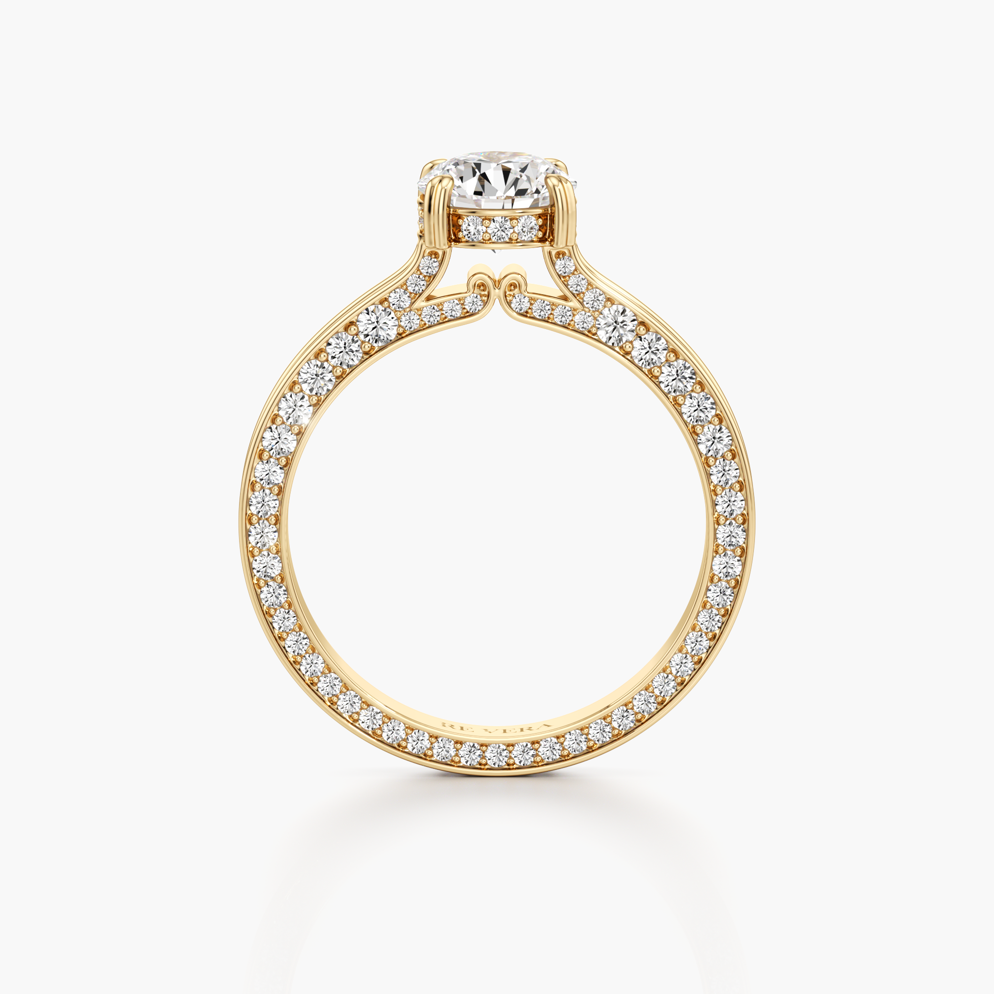 Regal Crown Engagement Ring
