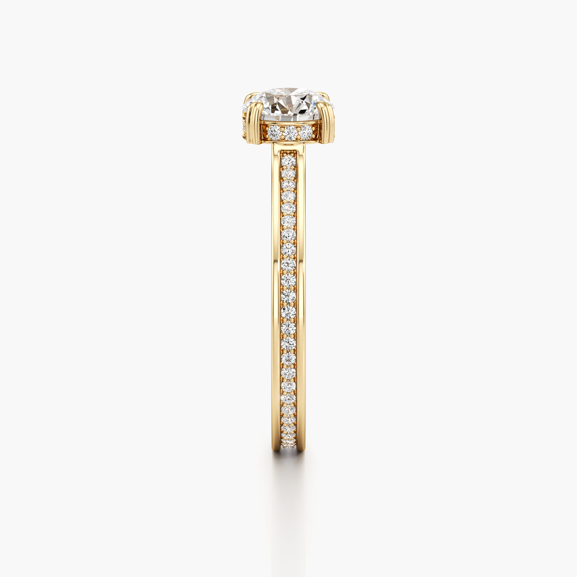 Regal Crown Engagement Ring