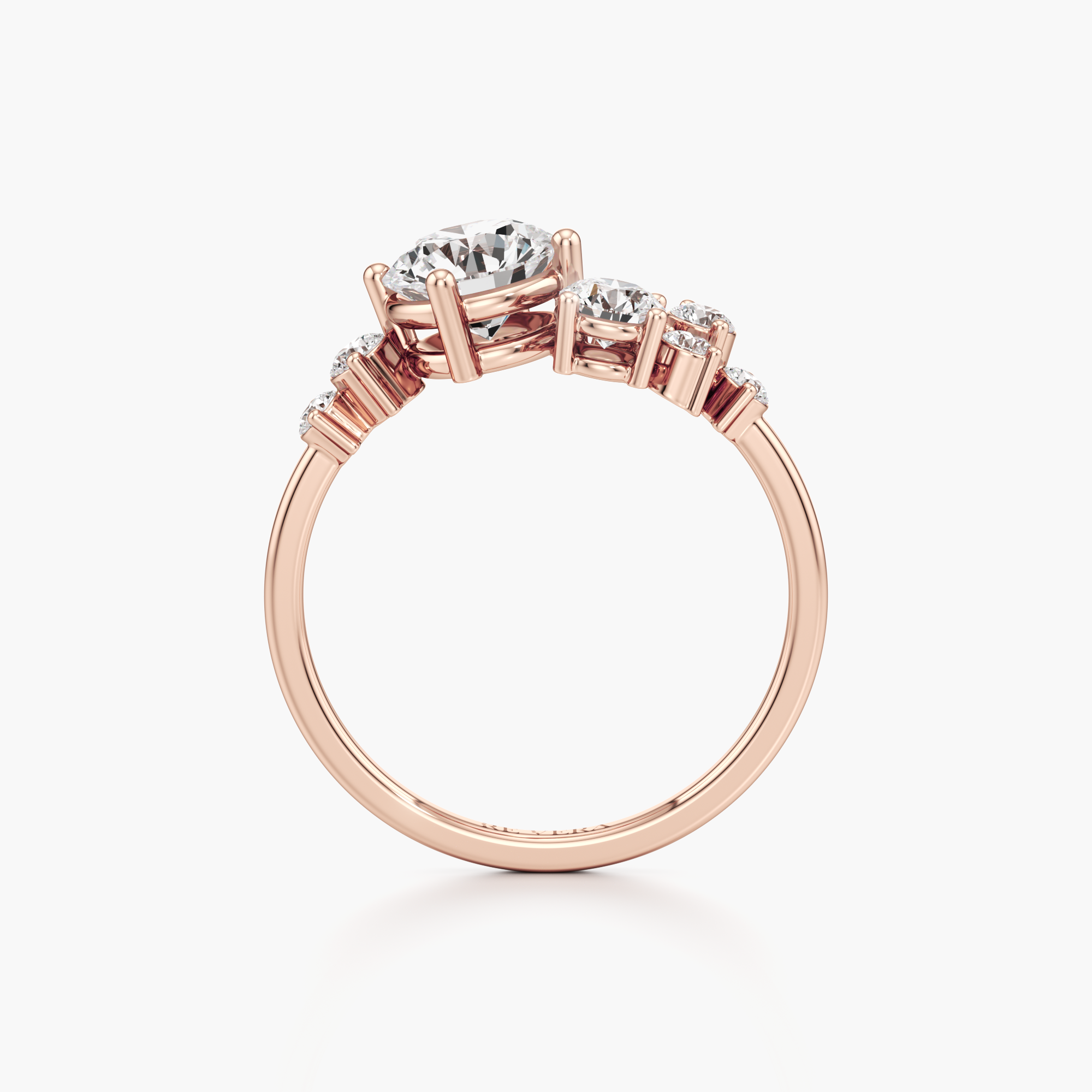 Conjoined Harmony Diamond Ring