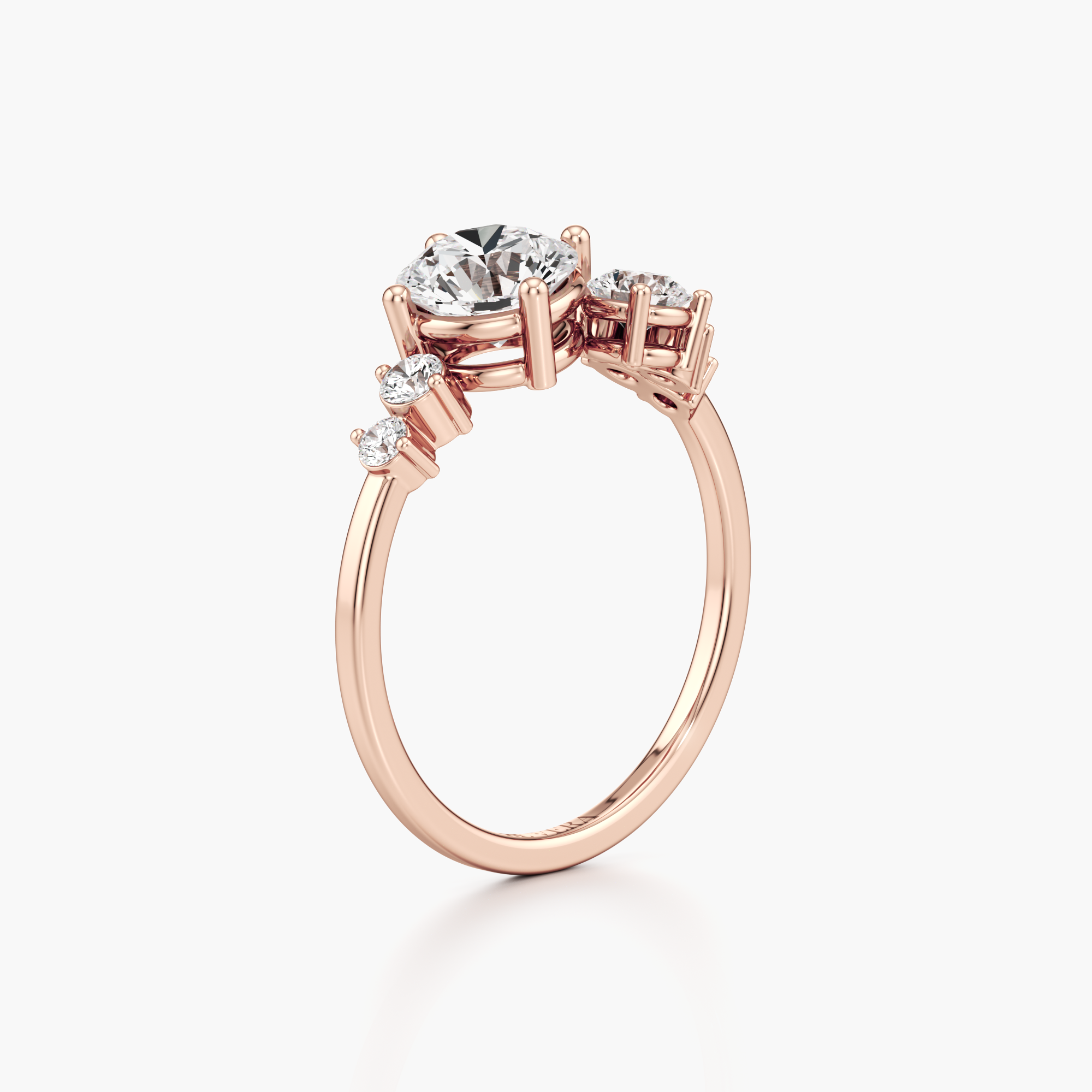 Conjoined Harmony Diamond Ring