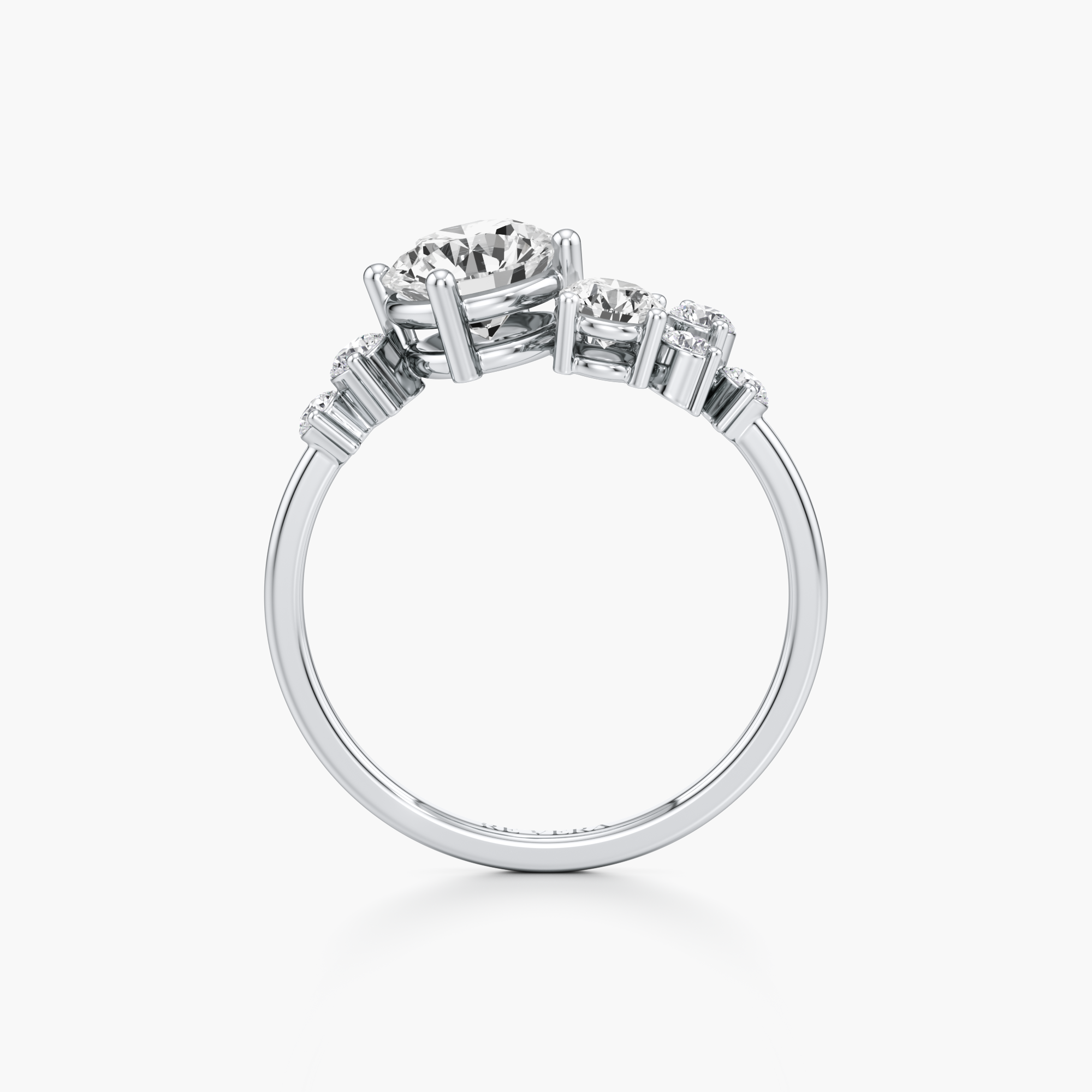 Conjoined Harmony Diamond Ring
