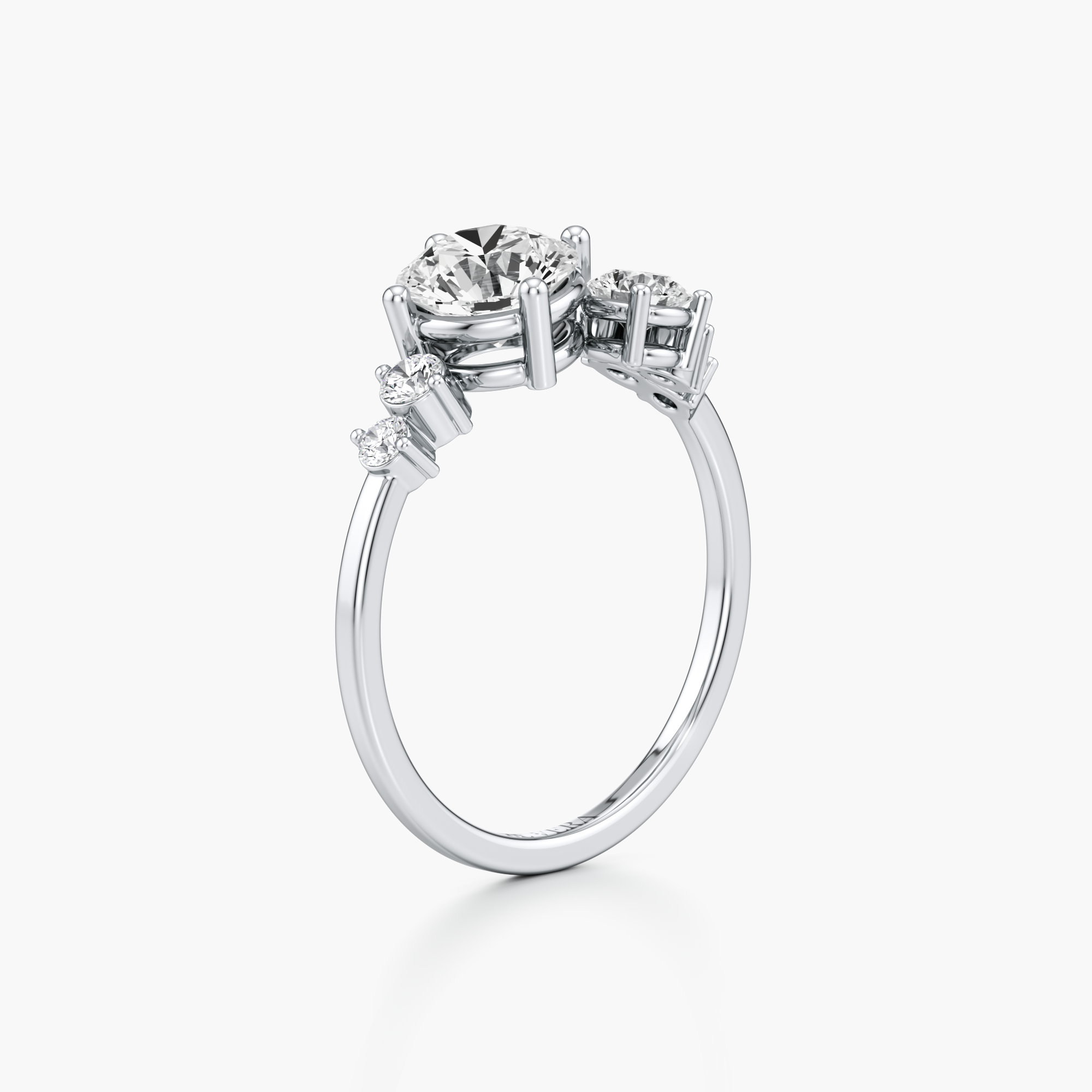 Conjoined Harmony Diamond Ring