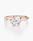 Leaning Radiance Diamond Ring