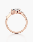 Leaning Radiance Diamond Ring