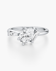Leaning Radiance Diamond Ring