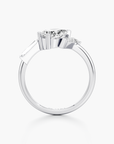 Leaning Radiance Diamond Ring
