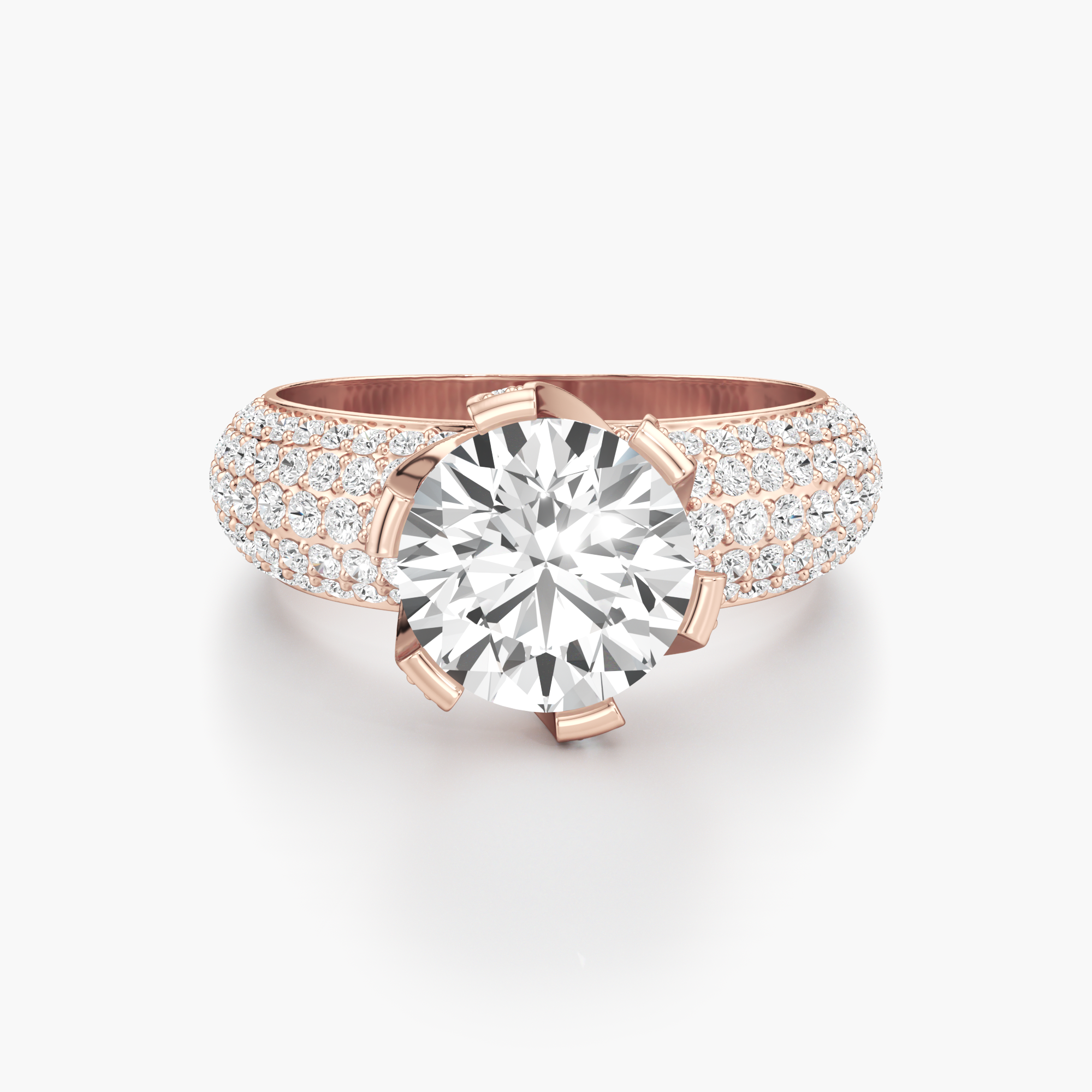 Endless Spiral Diamond Ring