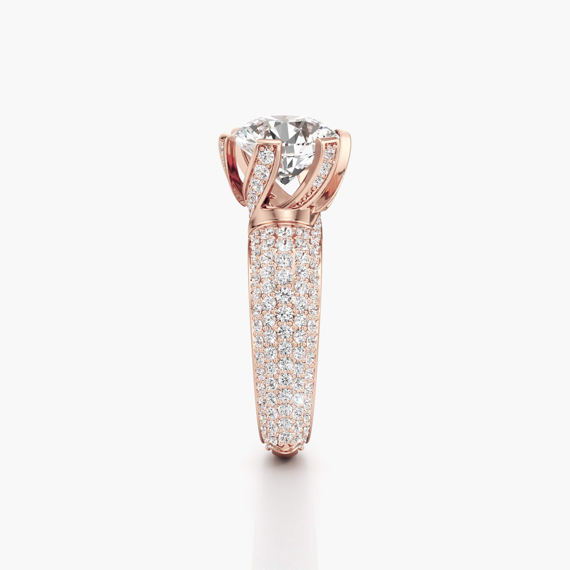 Endless Spiral Diamond Ring