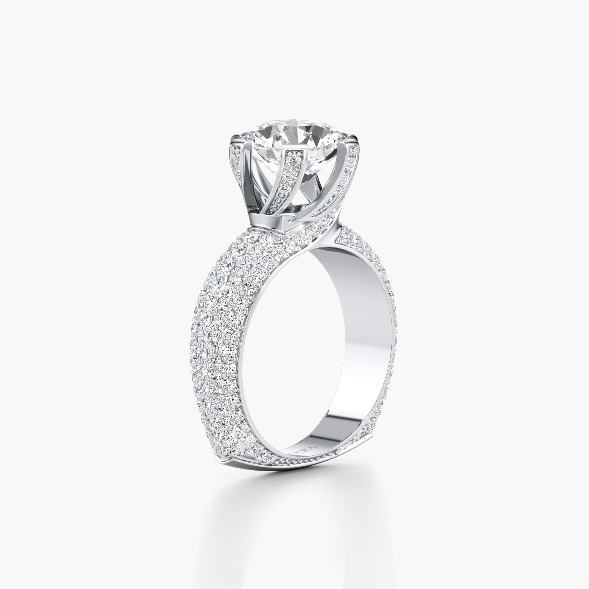 Endless Spiral Diamond Ring