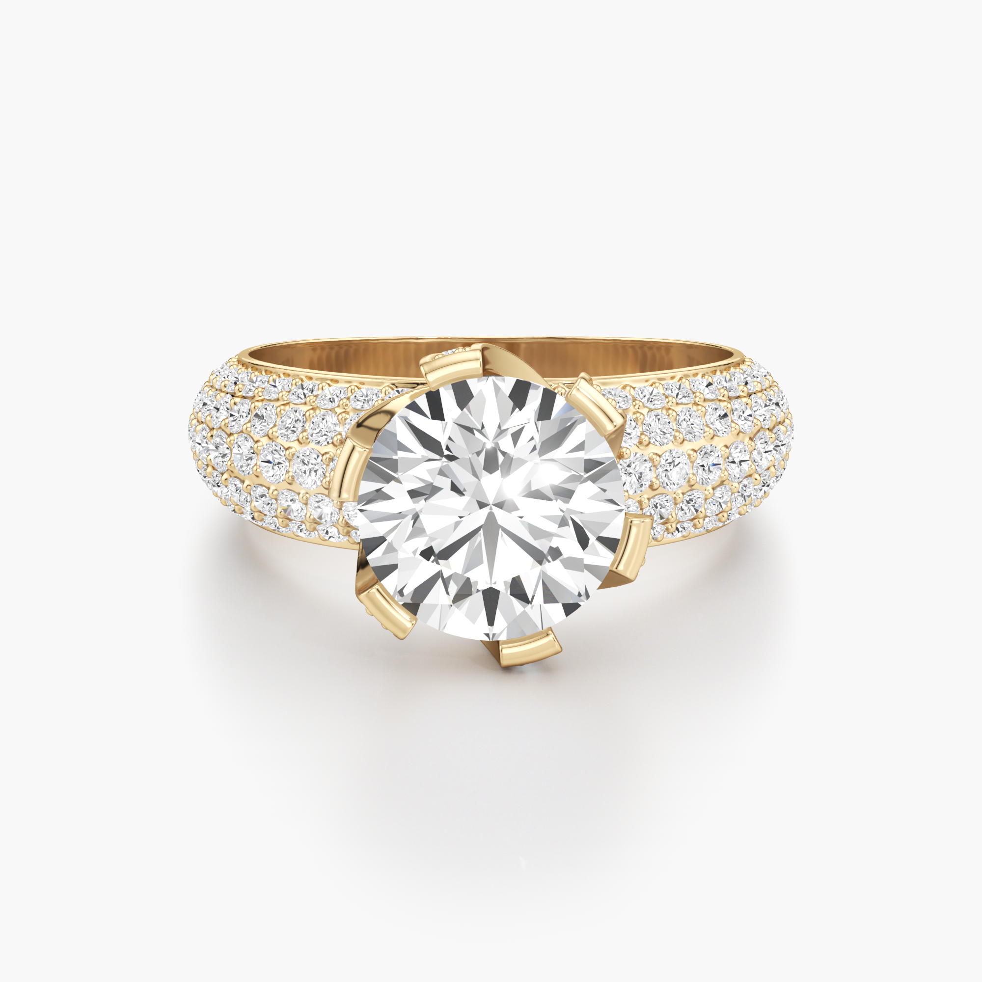 Endless Spiral Diamond Ring