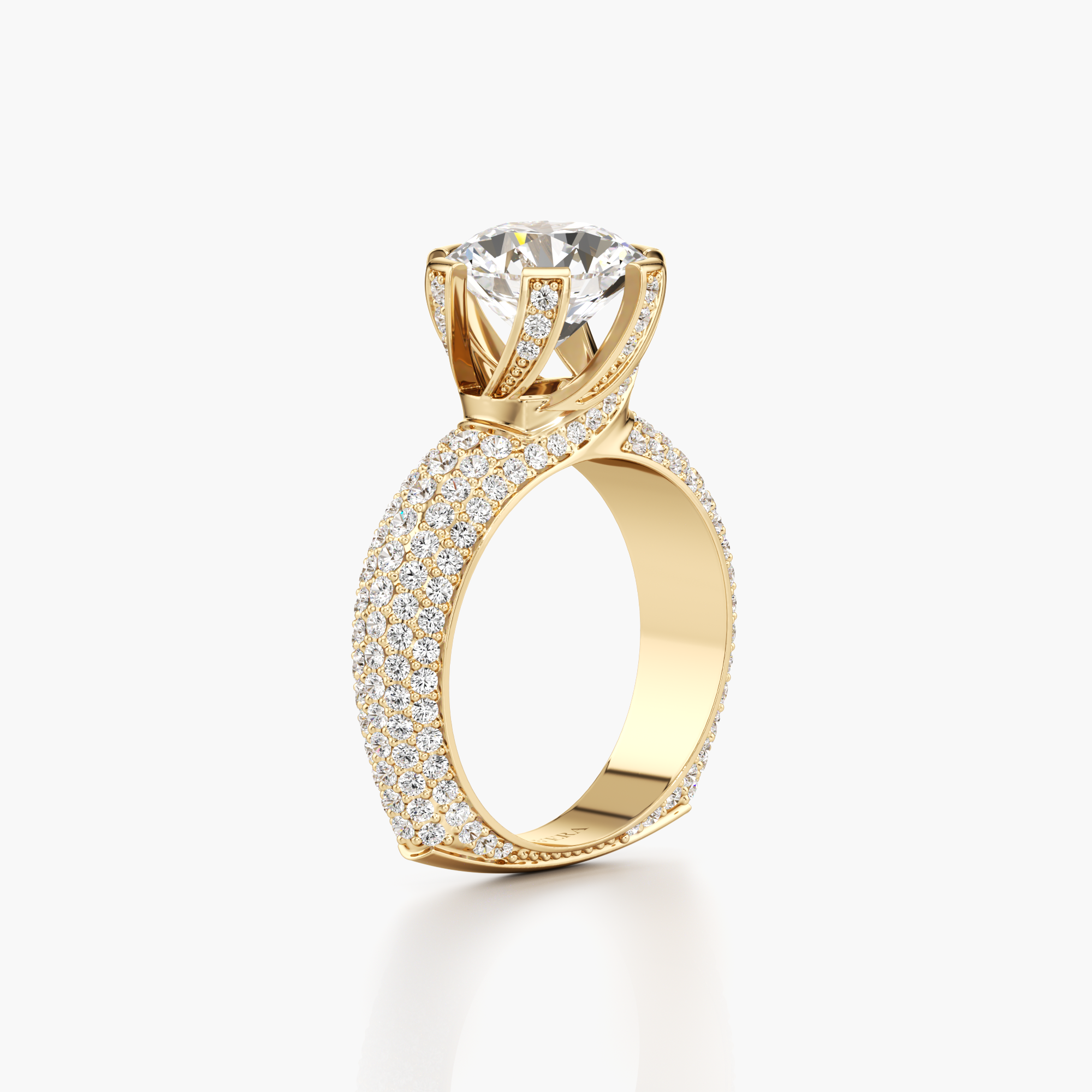 Endless Spiral Diamond Ring