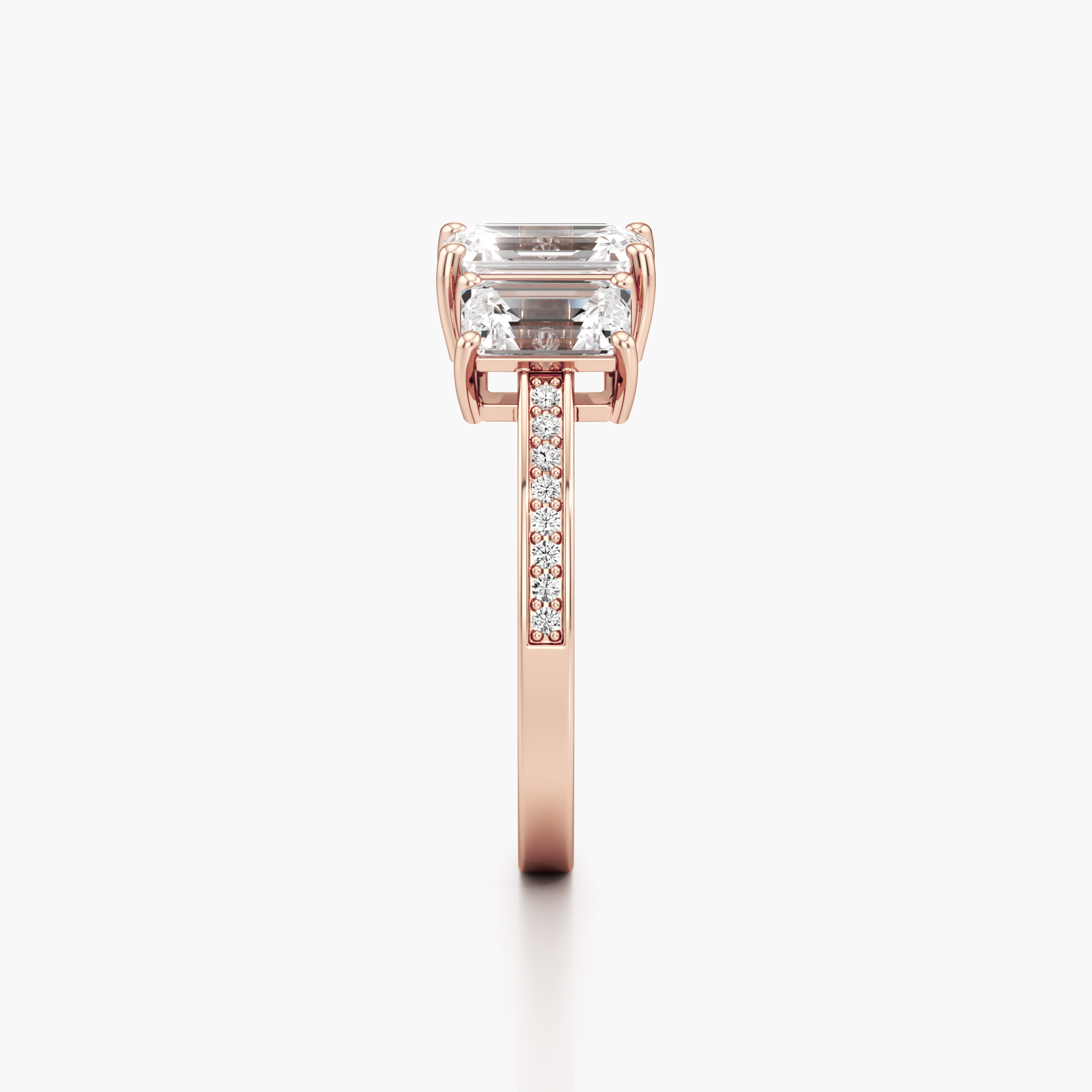 Majestic Triad Diamond Ring