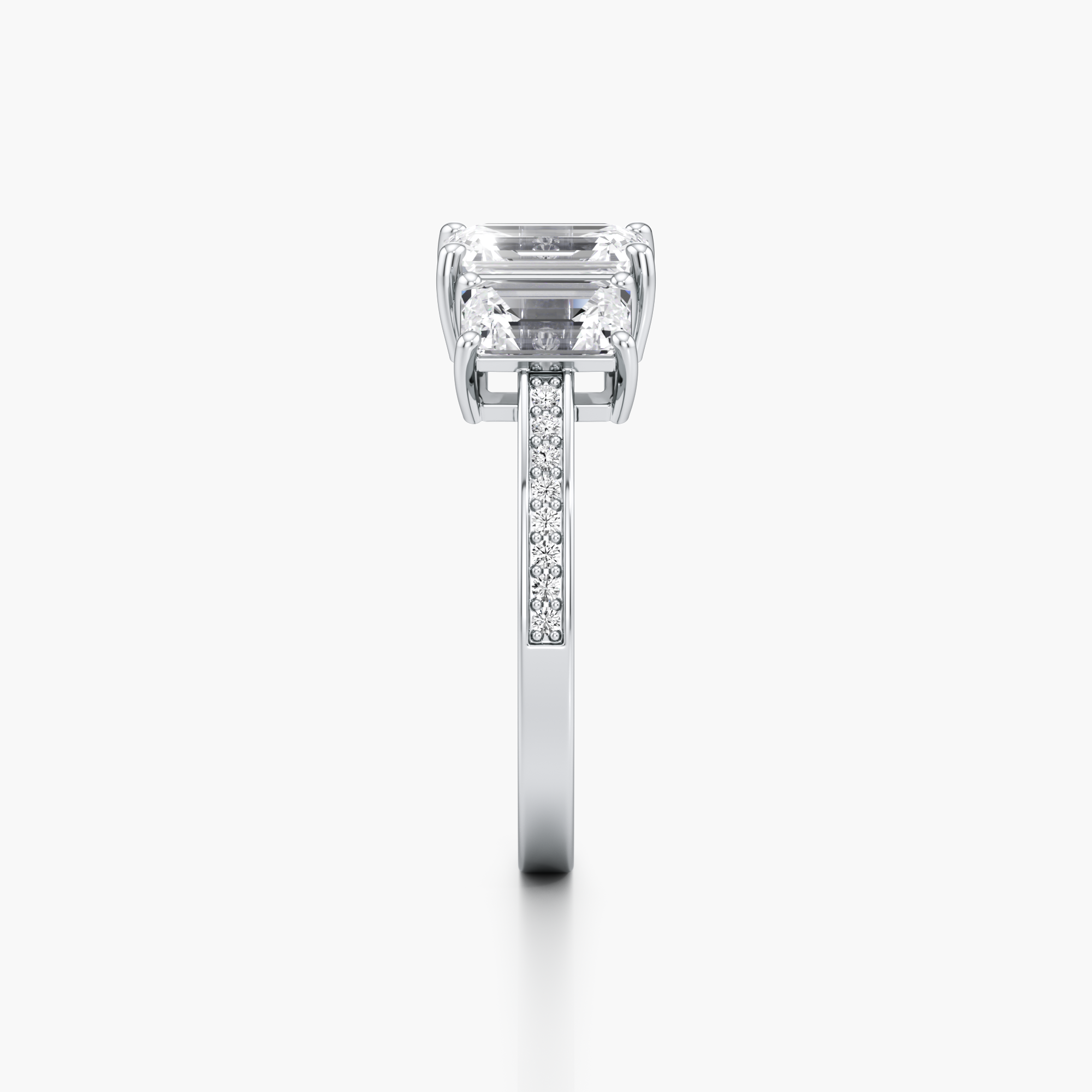 Majestic Triad Diamond Ring