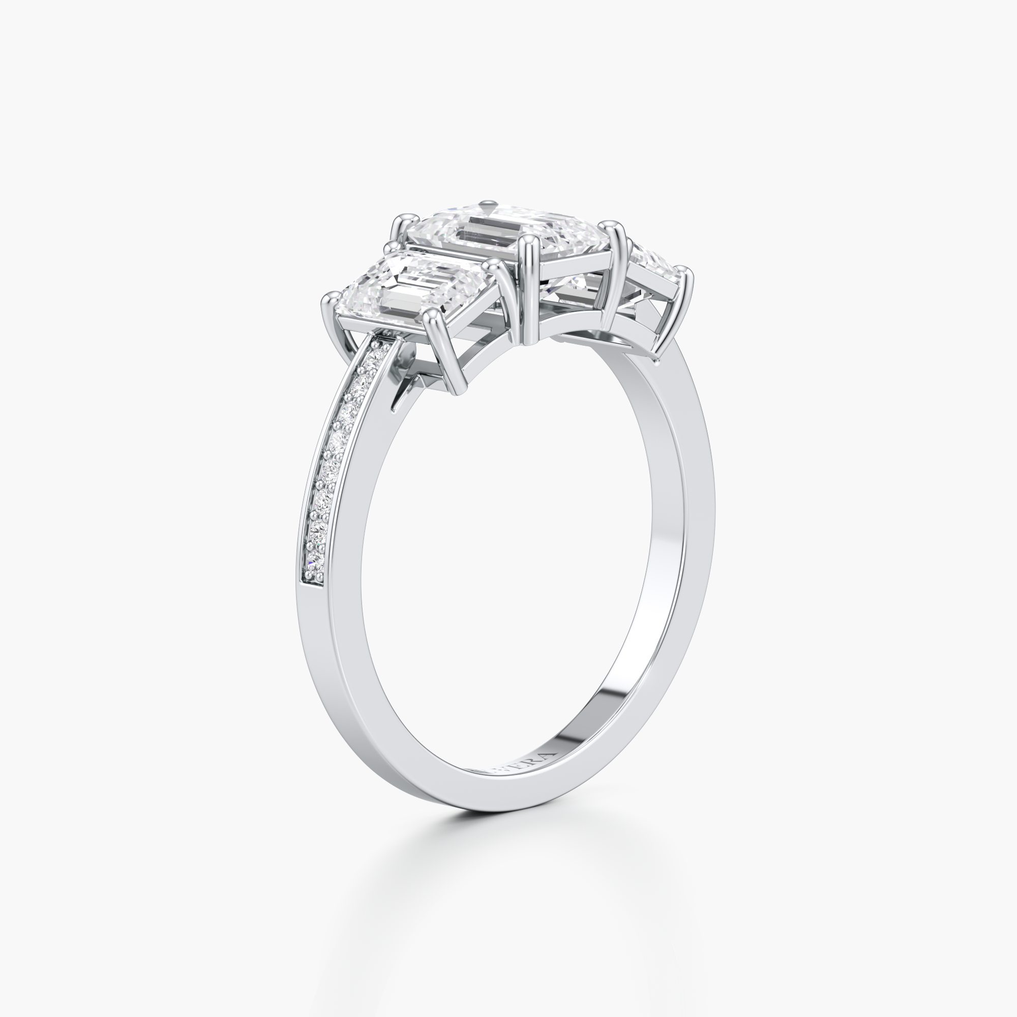 Majestic Triad Diamond Ring