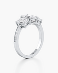 Majestic Triad Diamond Ring