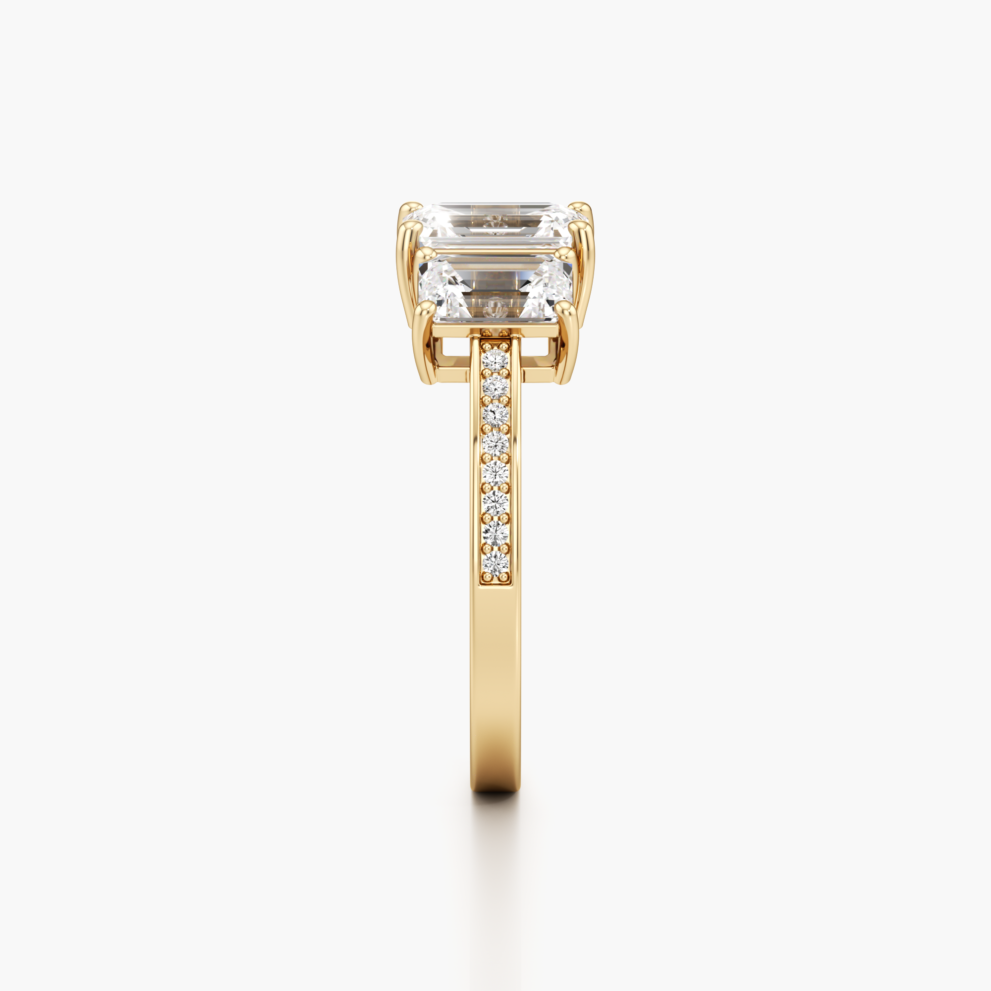 Majestic Triad Diamond Ring