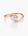 Warm Hug Pear Diamond Ring