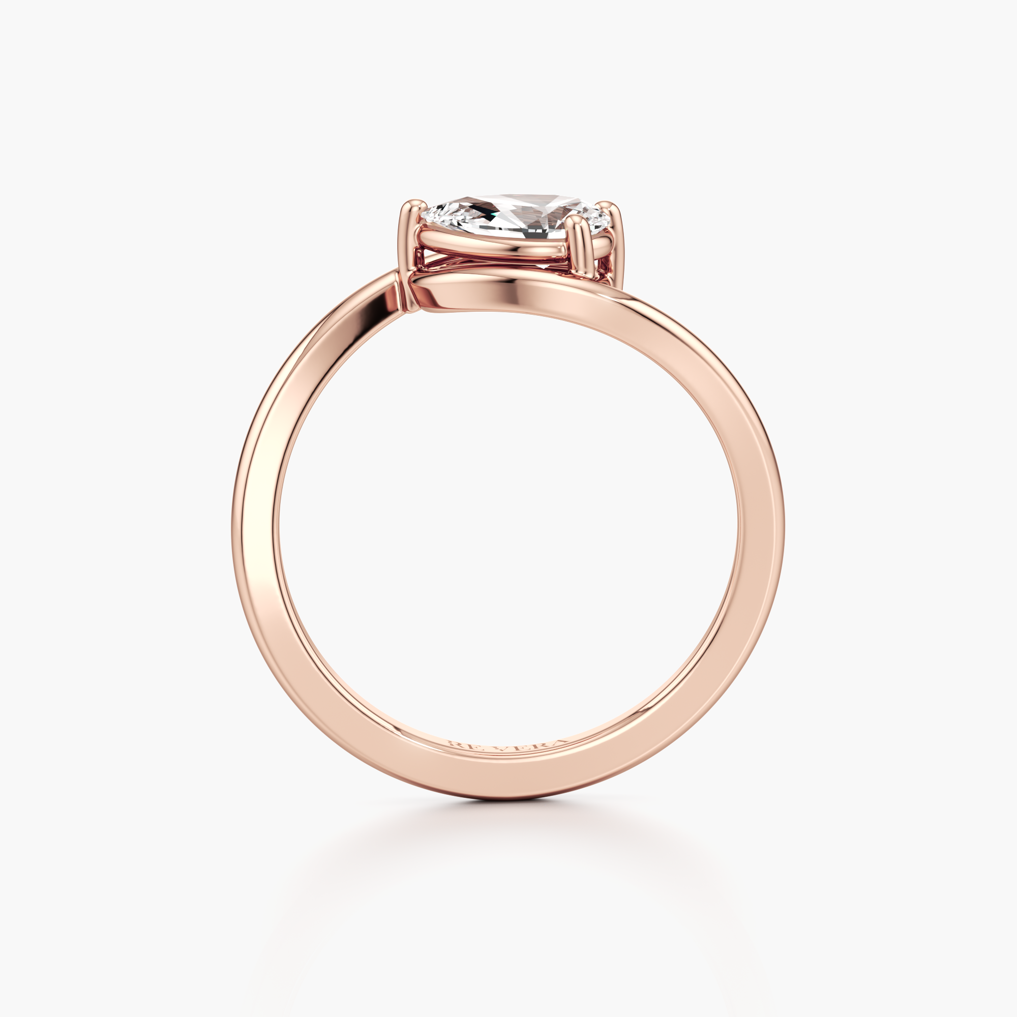 Warm Hug Pear Diamond Ring