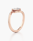 Warm Hug Pear Diamond Ring