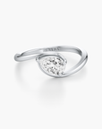 Warm Hug Pear Diamond Ring