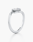 Warm Hug Pear Diamond Ring