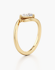 Warm Hug Pear Diamond Ring