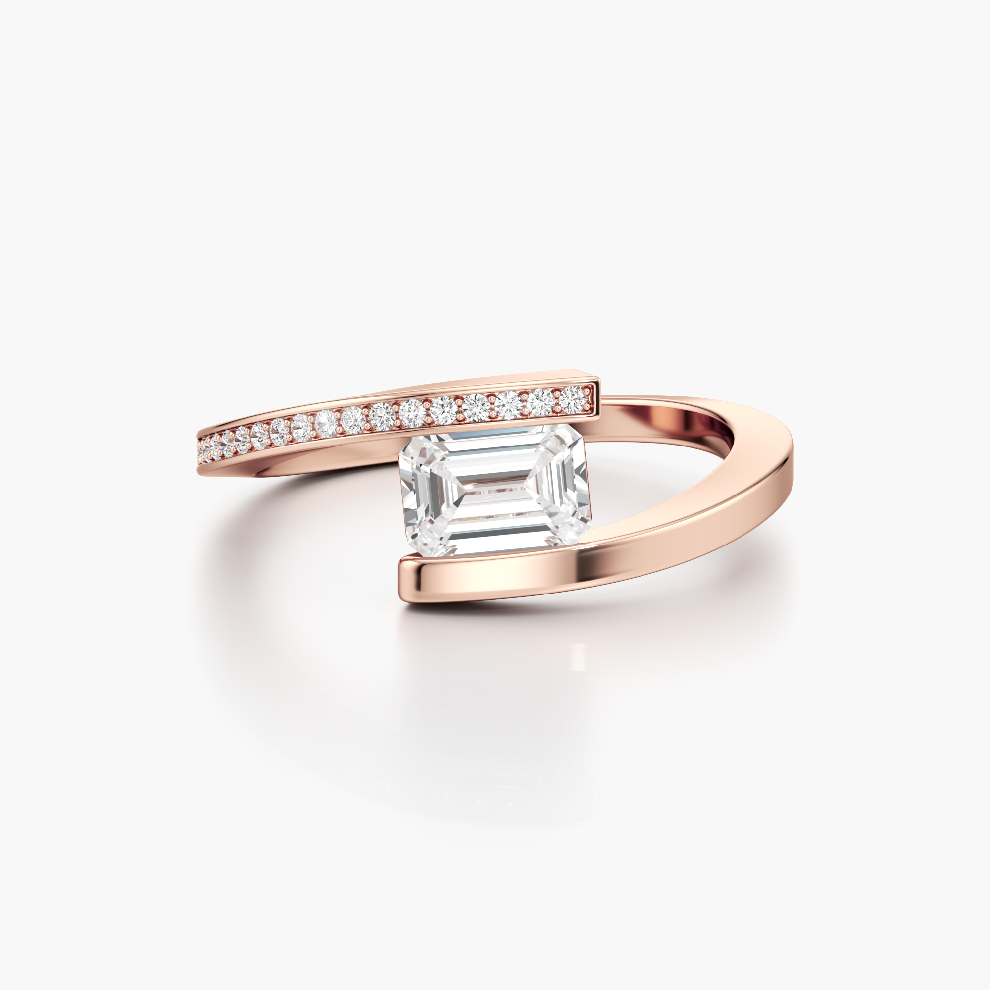 Emerald Dreaming Cascade Diamond Ring