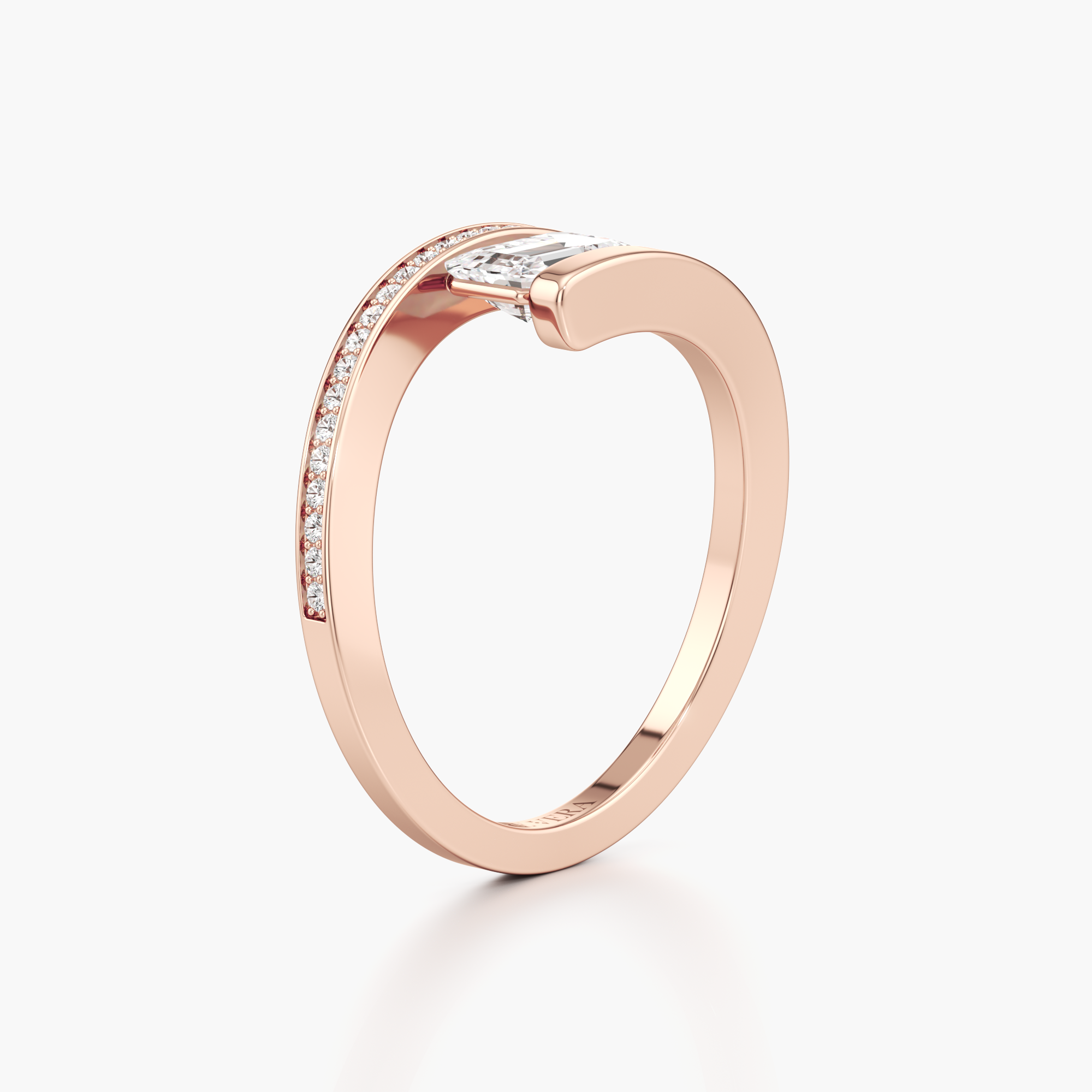 Emerald Dreaming Cascade Diamond Ring