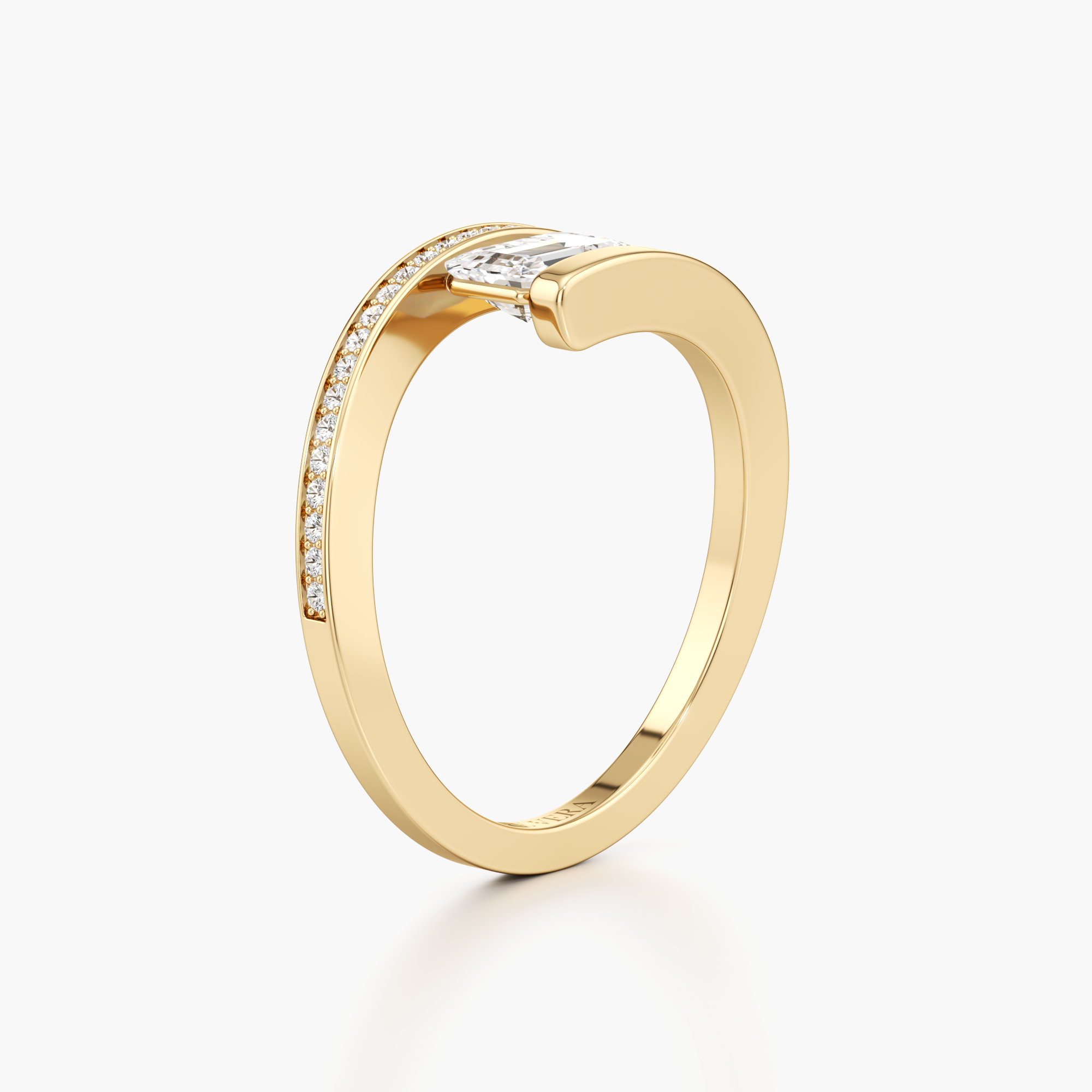 Emerald Dreaming Cascade Diamond Ring