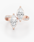 Reflecting Duo Diamond Ring