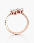 Reflecting Duo Diamond Ring