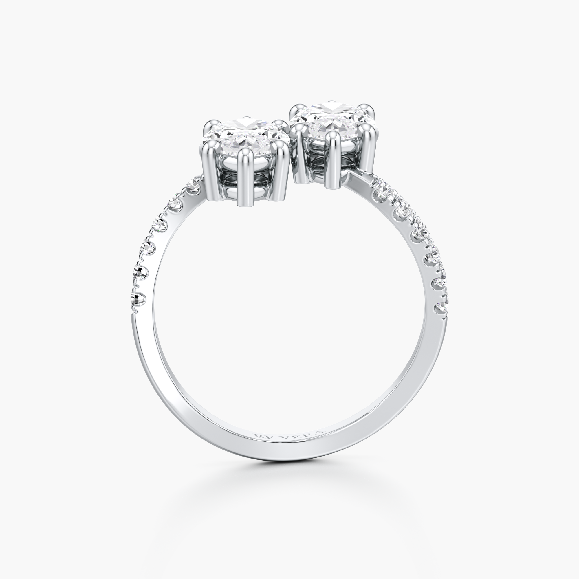 Reflecting Duo Diamond Ring