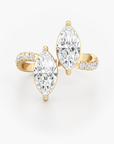 Reflecting Duo Diamond Ring