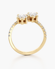 Reflecting Duo Diamond Ring