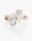 Reflecting Duo Diamond Ring