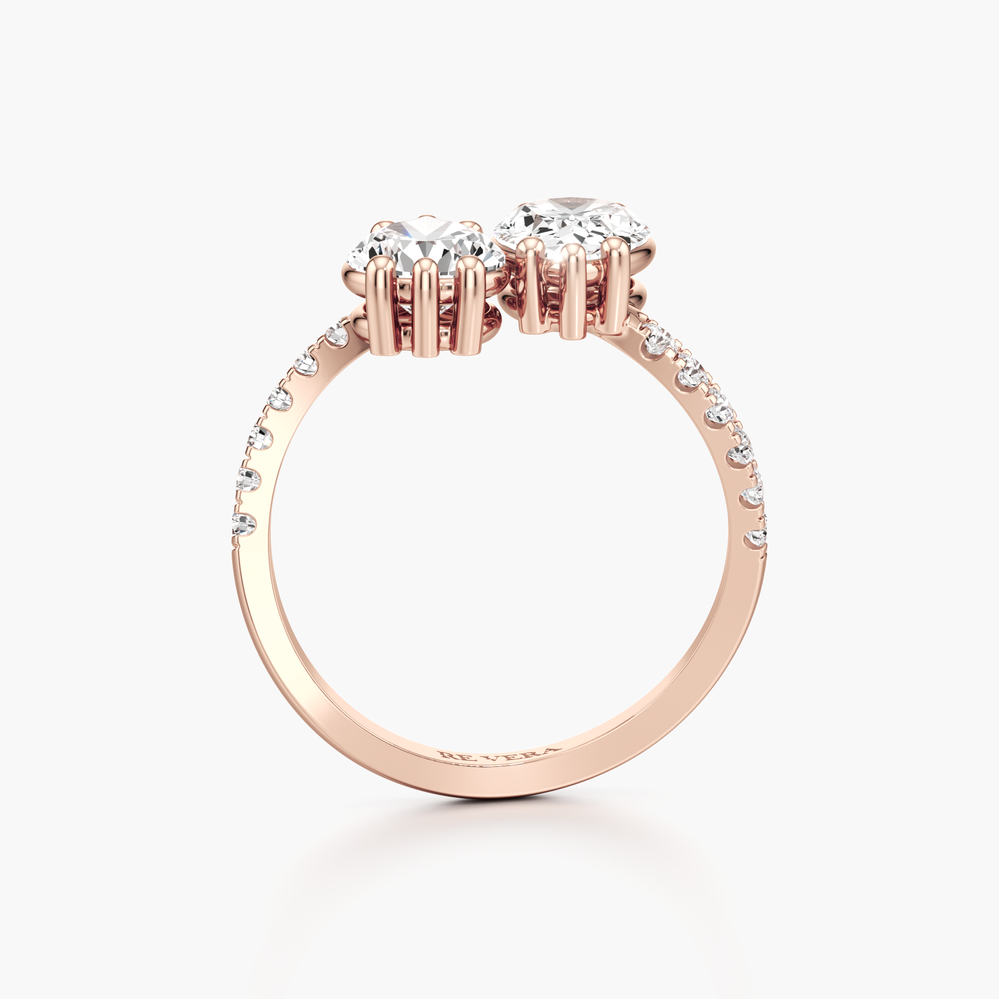 Reflecting Duo Diamond Ring