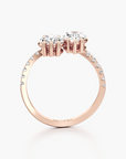 Reflecting Duo Diamond Ring