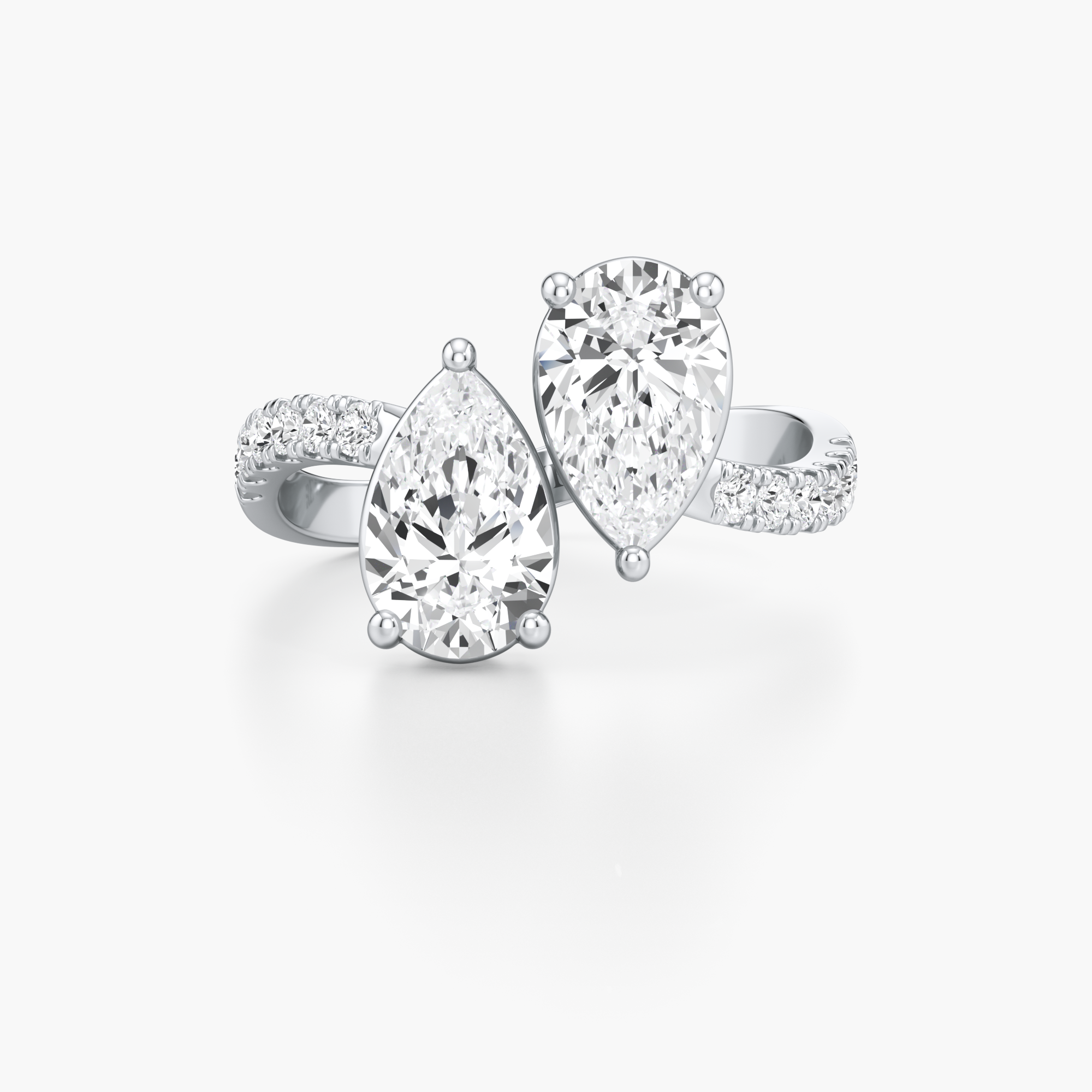 Reflecting Duo Diamond Ring