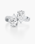 Reflecting Duo Diamond Ring