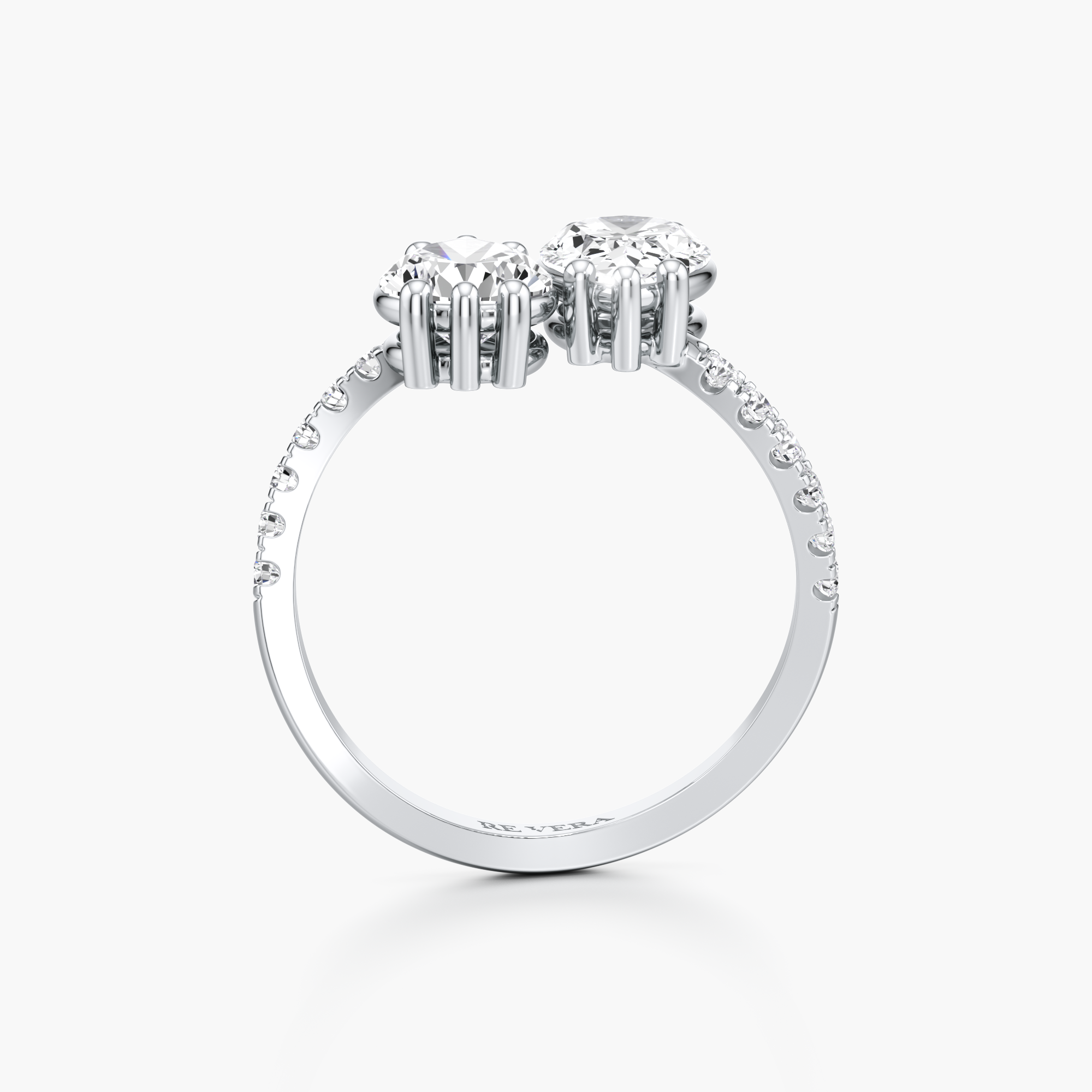 Reflecting Duo Diamond Ring