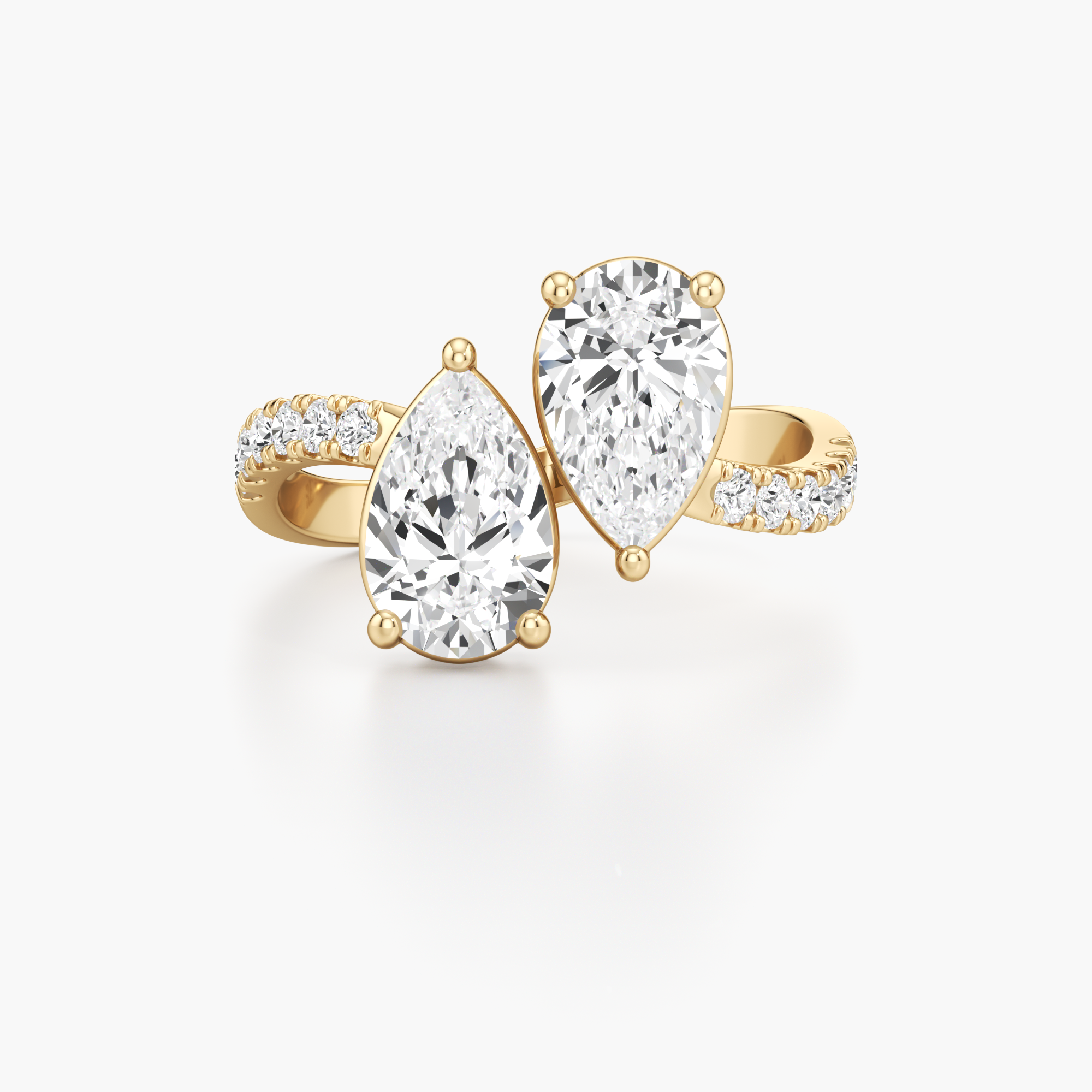 Reflecting Duo Diamond Ring