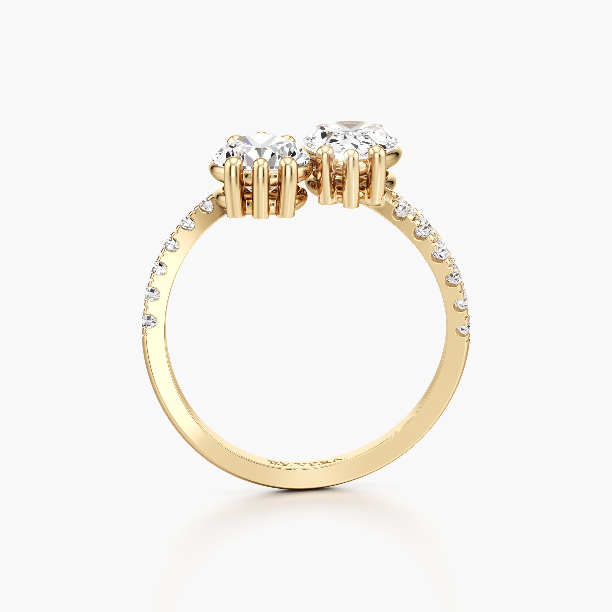 Reflecting Duo Diamond Ring